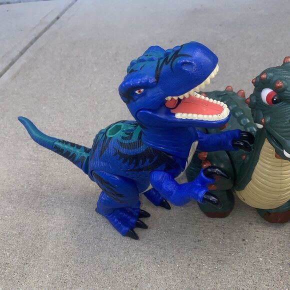 Jurassic world Dinosaur & 4 Imaginext Dinosaur Lot T-Rex Triceratops - Picture 5 of 8